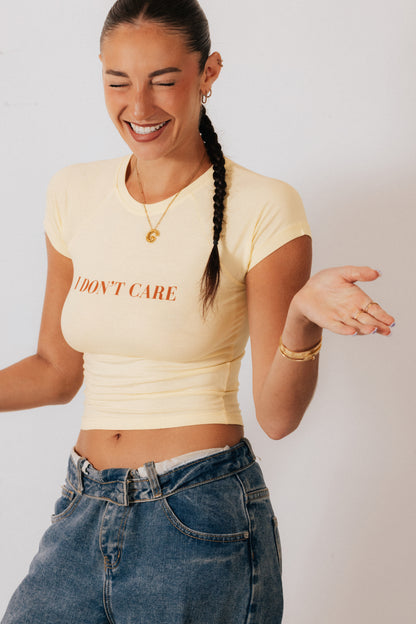 I DON'T CARE